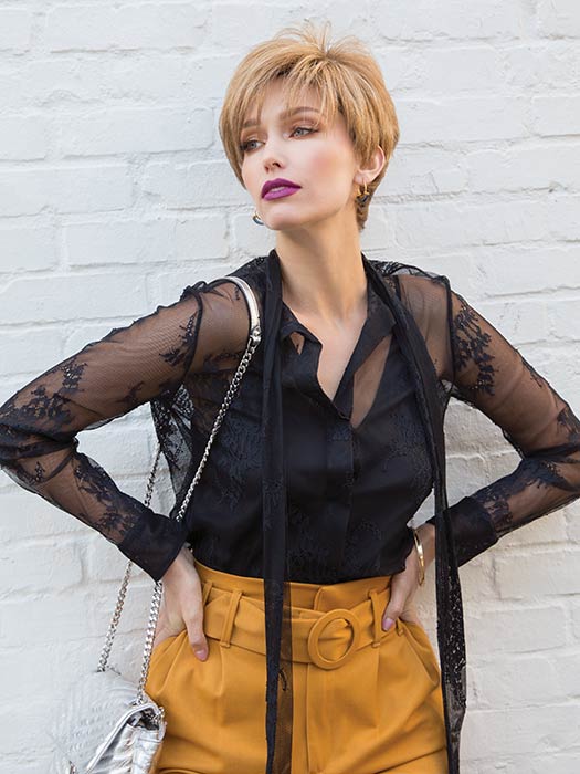 Modern Top Piece by Rene of Paris - Regal Wigs