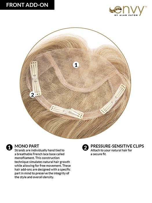Add-On Front by Envy - Regal Wigs