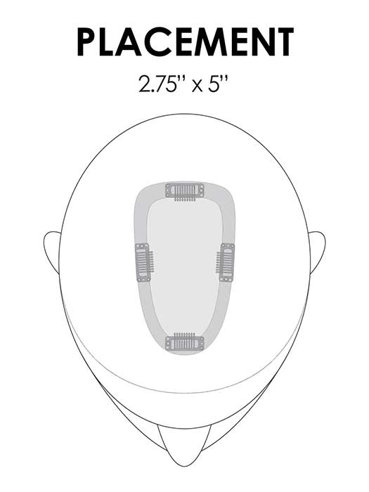 easiPart French 8" by Jon Renau - Regal Wigs