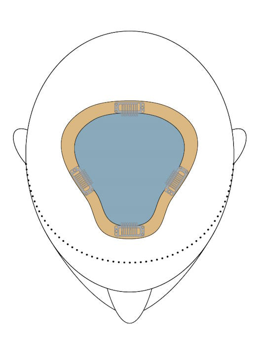 easiPart French XL 8" by Jon Renau - Regal Wigs